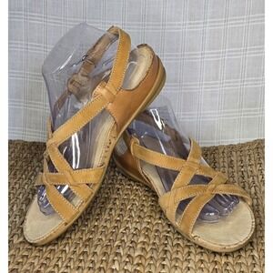 Naturalizer Hamilton Leather Women's Strappy Sandal Size 8.5M Summer Vacay Comfy